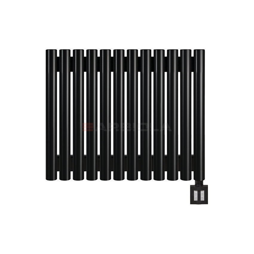 Arbiola Iris 42 EV 600-42-12 секции черный электрический полотенцесушитель Arbiola Iris 42 EV 600-42-12 секции черный электрический полотенцесушитель