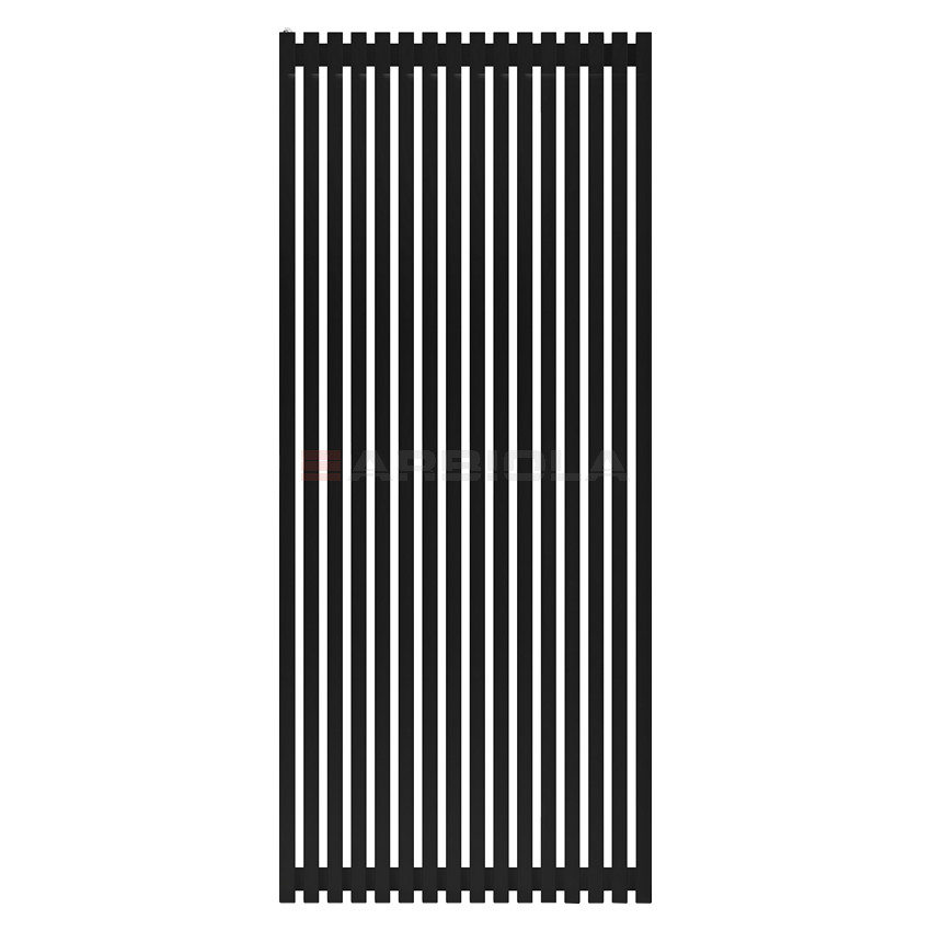 Arbiola Ritmo H 2000-40-16 секции черный вертикальный радиатор c боковым подключением Arbiola Ritmo H 2000-40-16 секции черный вертикальный радиатор c боковым подключением