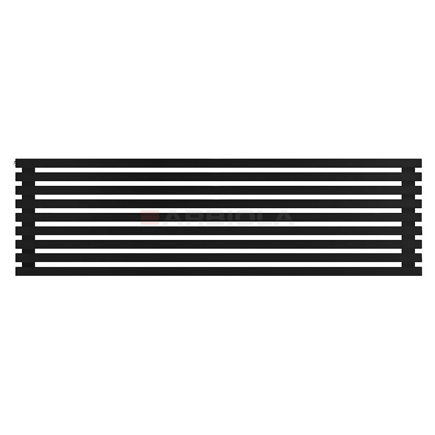 Arbiola Gorizont Ritmo H 1800-40-09 секций чёрный горизонтальный радиатор c боковым подключением