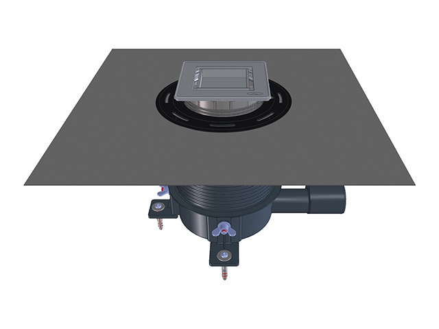 HL541I Трап с сухим сифоном и обратным клапаном с решеткой клик-клак горизонтальный выпуск DN50/50 HL541I Трап с сухим сифоном и обратным клапаном с решеткой клик-клак горизонтальный выпуск DN50/50