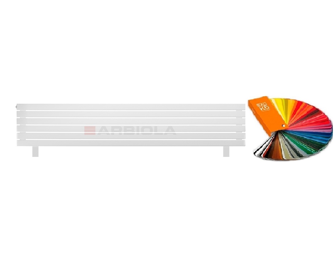 Arbiola Gorizont Liner HZ 2200-63-06 секции цветной горизонтальный радиатор c боковым подключением с ножками Arbiola Gorizont Liner HZ 2200-63-06 секции цветной горизонтальный радиатор c боковым подключением с ножками
