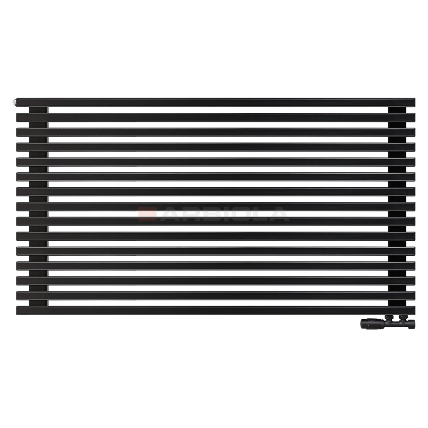 Arbiola Gorizont Compact V 1200-63-15 секции черный горизонтальный радиатор c нижним подключением Arbiola Gorizont Compact V 1200-63-15 секции черный горизонтальный радиатор c нижним подключением