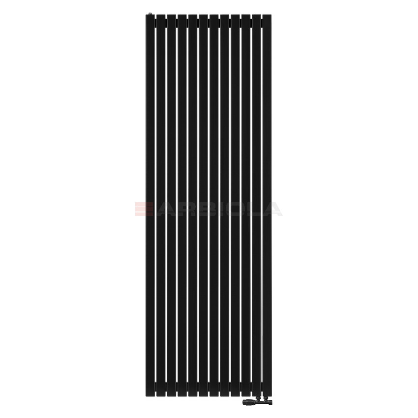 Arbiola Liner V 2500-36-12 секции черный вертикальный радиатор c нижним подключением Arbiola Liner V 2500-36-12 секции черный вертикальный радиатор c нижним подключением