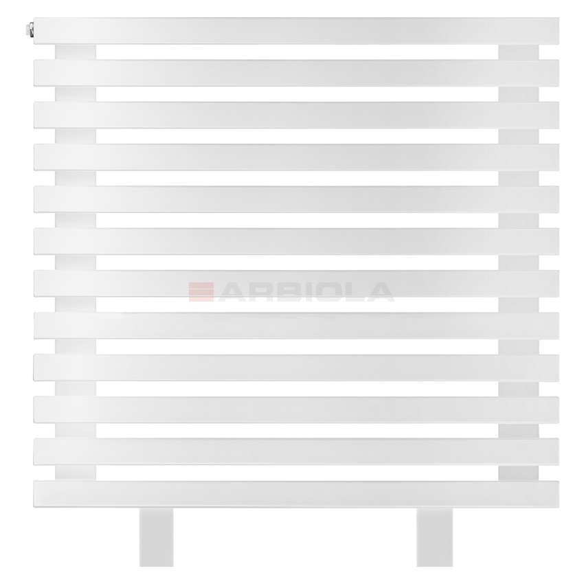 Arbiola Gorizont Ritmo HZ 1000-40-12 секций белый горизонтальный радиатор c боковым подключением (на ножках)