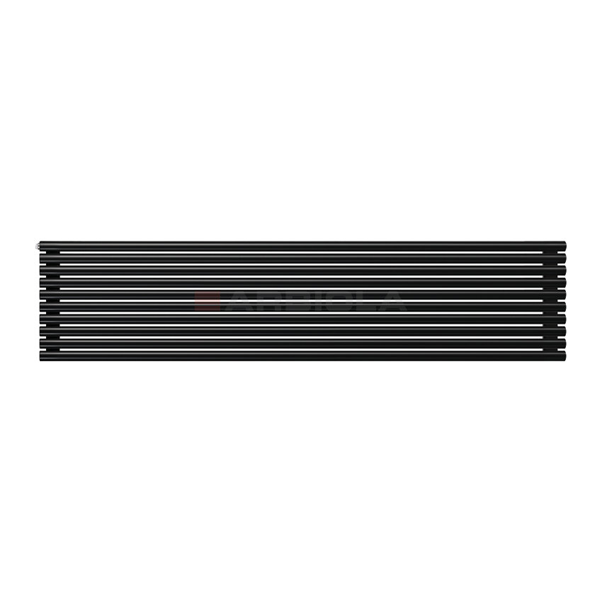 Arbiola Gorizont Iris H 2000-42-10 секции черный горизонтальный радиатор c боковым подключением Arbiola Gorizont Iris H 2000-42-10 секции черный горизонтальный радиатор c боковым подключением