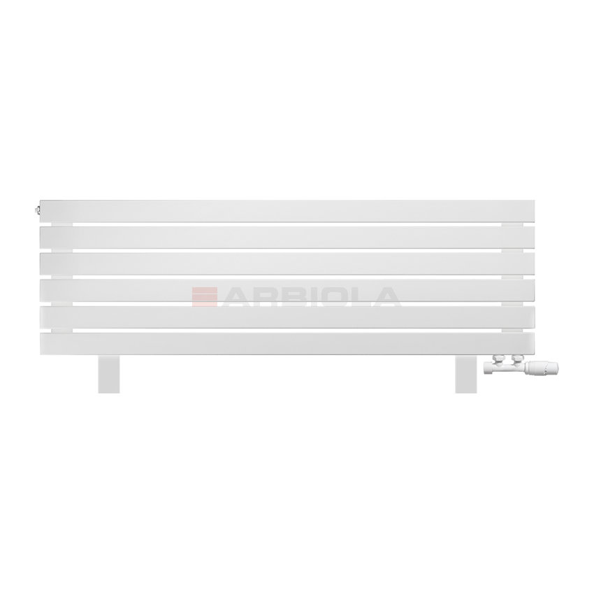 Arbiola Gorizont Liner VZ 1250-63-06 секции белый горизонтальный радиатор c нижним подключением с ножками Arbiola Gorizont Liner VZ 1250-63-06 секции белый горизонтальный радиатор c нижним подключением с ножками