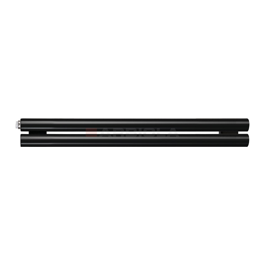 Arbiola Gorizont Iris H 1000-42-02 секции черный горизонтальный радиатор c боковым подключением Arbiola Gorizont Iris H 1000-42-02 секции черный горизонтальный радиатор c боковым подключением