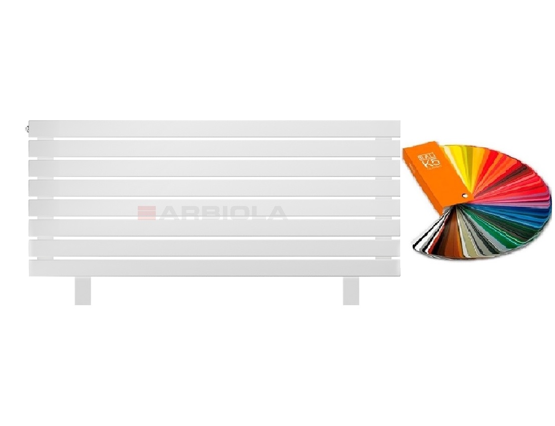 Arbiola Gorizont Liner HZ 1500-63-08 секции цветной горизонтальный радиатор c боковым подключением с ножками