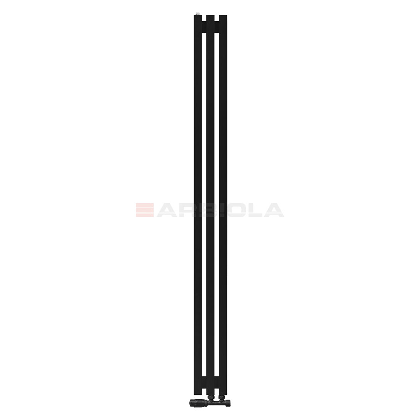 Arbiola Ritmo V 1750-40-03 секции черный вертикальный радиатор c нижним подключением
