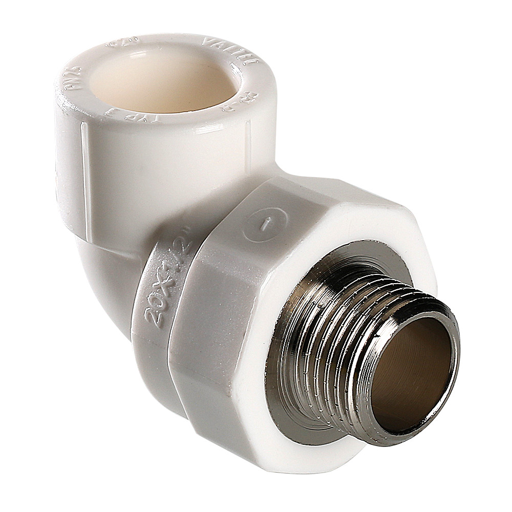 Valtec PPR Угольник 40 х 1" с переходом на наружную резьбу Valtec PPR Угольник 40 х 1" с переходом на наружную резьбу