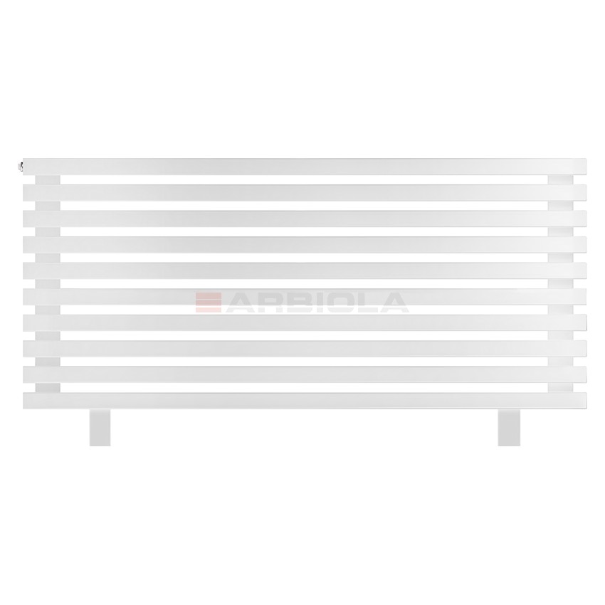 Arbiola Gorizont Ritmo HZ 1250-40-10 секций белый горизонтальный радиатор c боковым подключением (на ножках) Arbiola Gorizont Ritmo HZ 1250-40-10 секций белый горизонтальный радиатор c боковым подключением (на ножках)