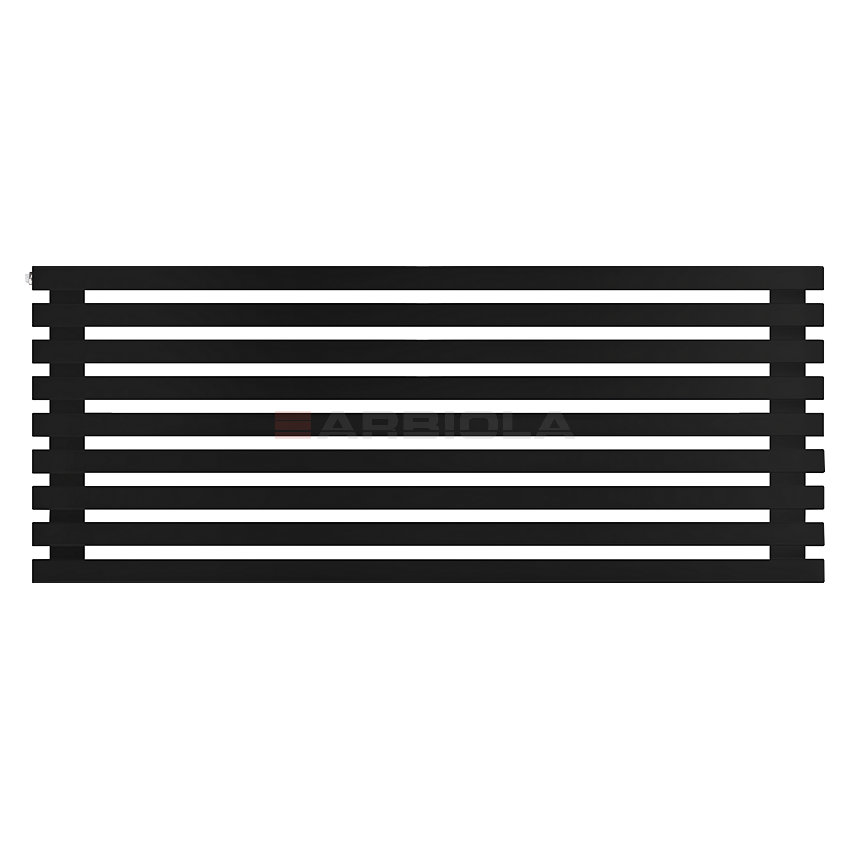 Arbiola Gorizont Ritmo H 1200-40-09 секций чёрный горизонтальный радиатор c боковым подключением Arbiola Gorizont Ritmo H 1200-40-09 секций чёрный горизонтальный радиатор c боковым подключением