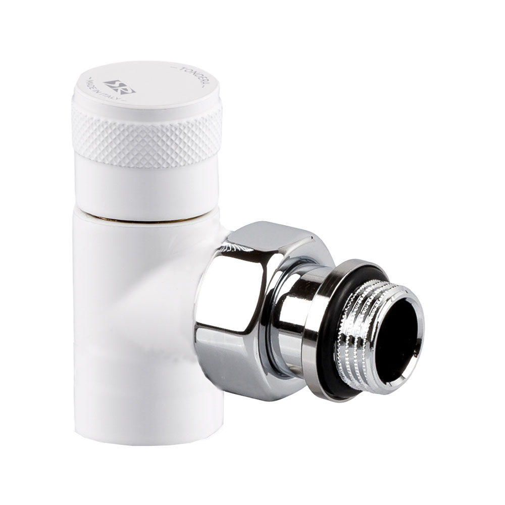 SR Rubinetterie 1/2" Запорный клапан угловой белый