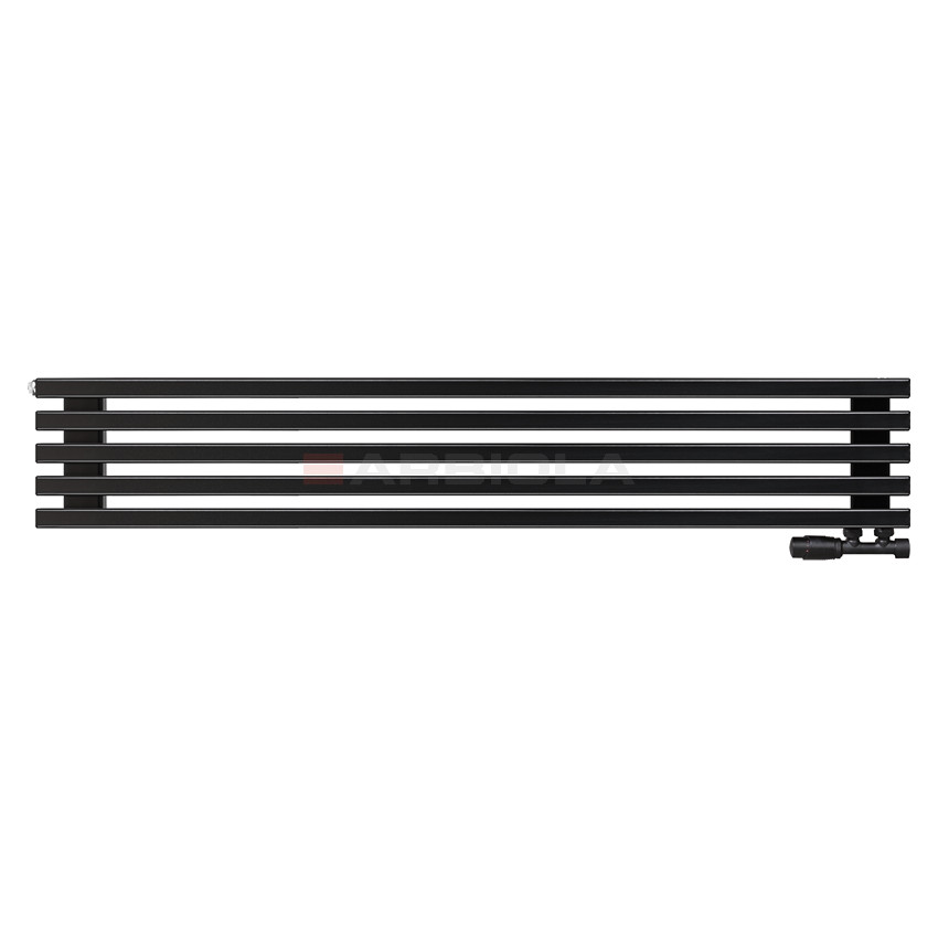 Arbiola Gorizont Compact V 1250-63-05 секции черный горизонтальный радиатор c нижним подключением Arbiola Gorizont Compact V 1250-63-05 секции черный горизонтальный радиатор c нижним подключением