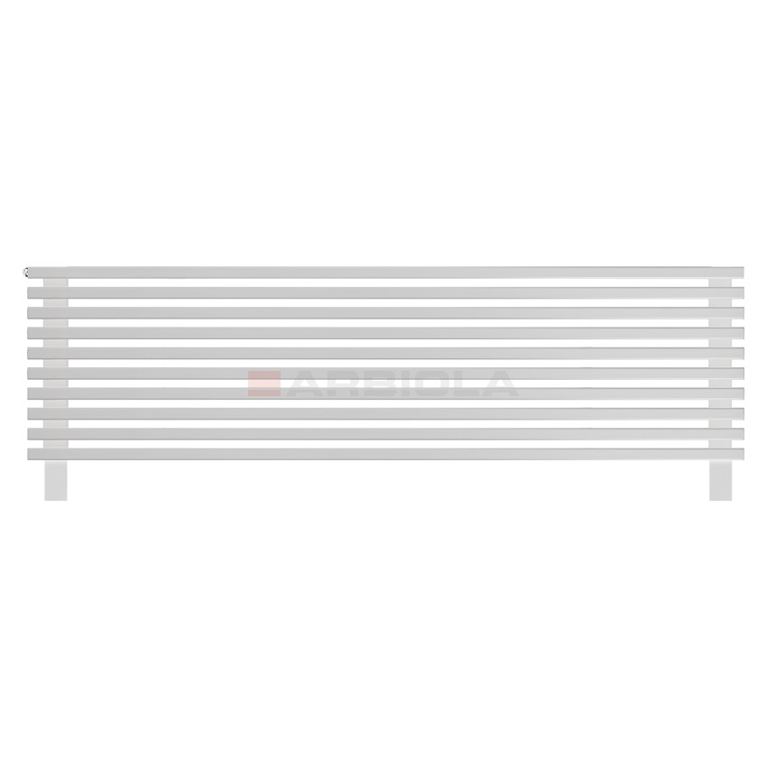 Arbiola Gorizont Compact VZ 1800-63-10 секции белый горизонтальный радиатор c нижним подключением с ножками Arbiola Gorizont Compact VZ 1800-63-10 секции белый горизонтальный радиатор c нижним подключением с ножками