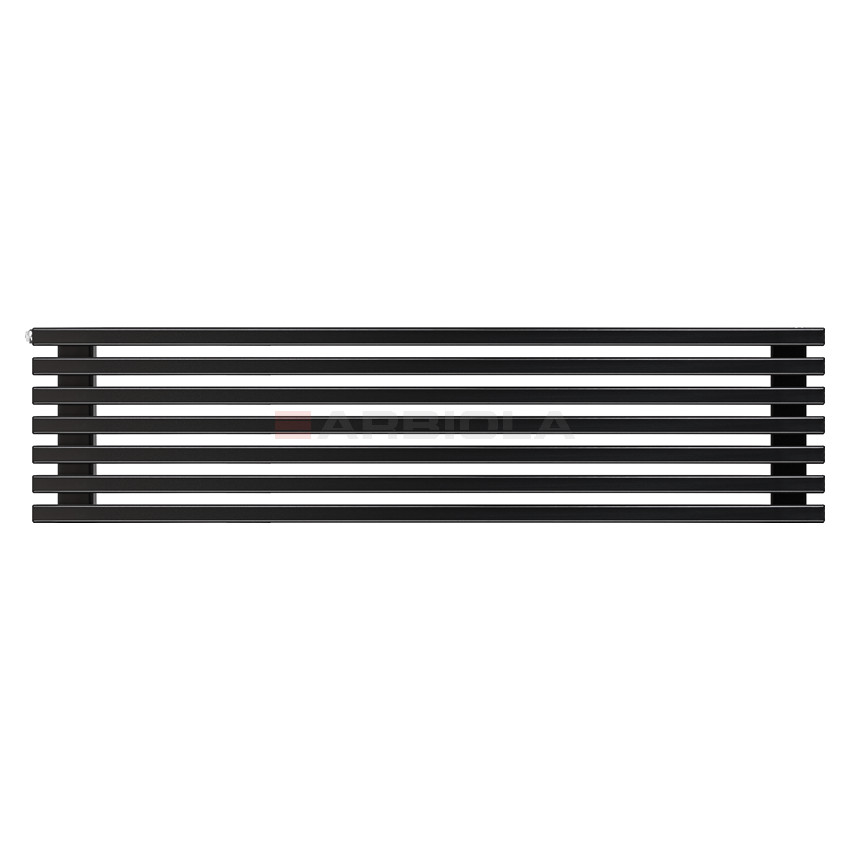 Arbiola Gorizont Compact H 1500-63-07 секции черный горизонтальный радиатор c боковым подключением Arbiola Gorizont Compact H 1500-63-07 секции черный горизонтальный радиатор c боковым подключением