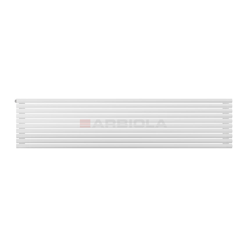 Arbiola Gorizont Iris H 2000-42-10 секции белый горизонтальный радиатор c боковым подключением Arbiola Gorizont Iris H 2000-42-10 секции белый горизонтальный радиатор c боковым подключением