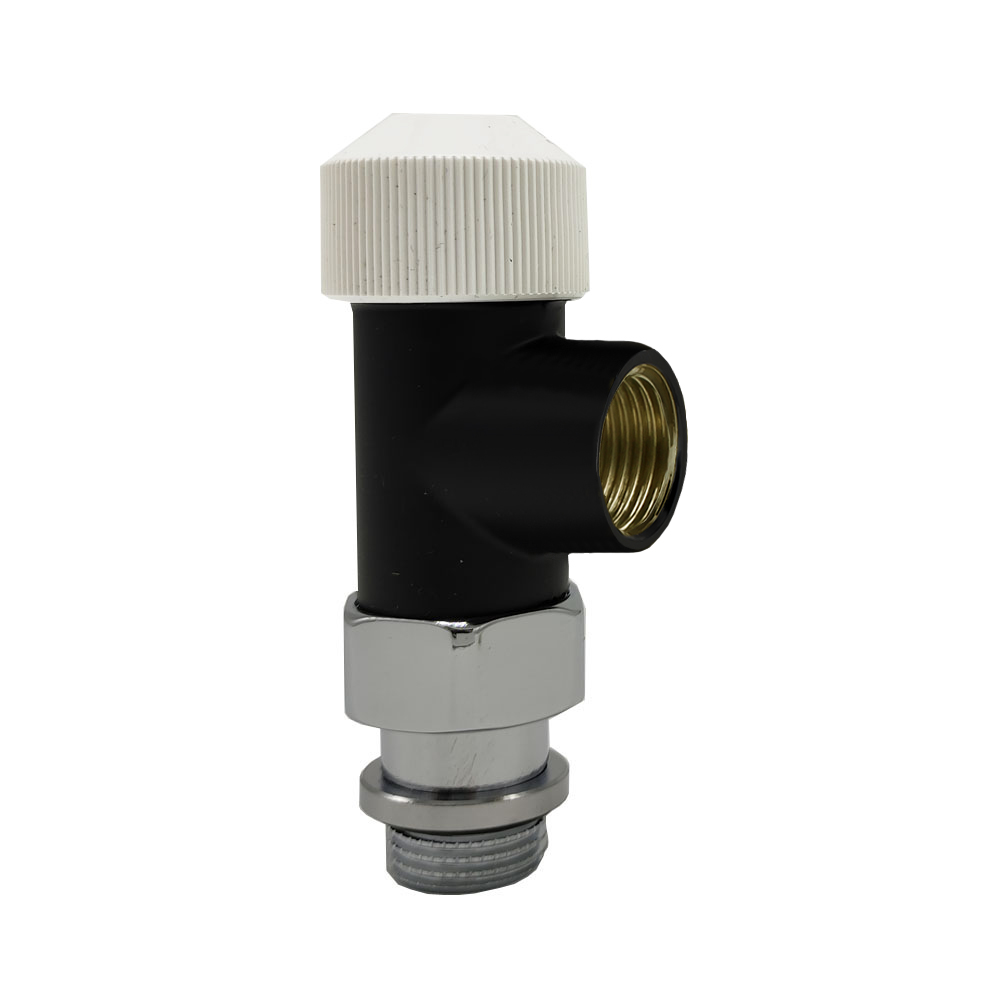 SR Rubinetterie 1/2'' Вентиль на подачу осевой термостатический чёрный матовый SR Rubinetterie 1/2'' Вентиль на подачу осевой термостатический чёрный матовый