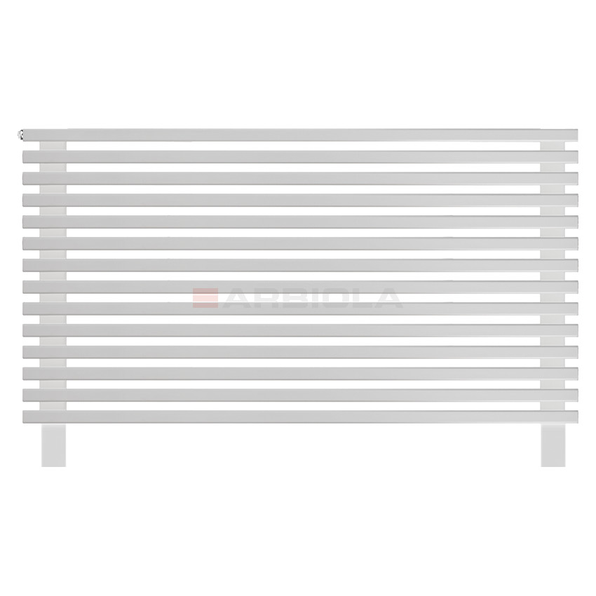 Arbiola Gorizont Compact HZ 1250-63-14 секции белый горизонтальный радиатор c боковым подключением с ножками Arbiola Gorizont Compact HZ 1250-63-14 секции белый горизонтальный радиатор c боковым подключением с ножками