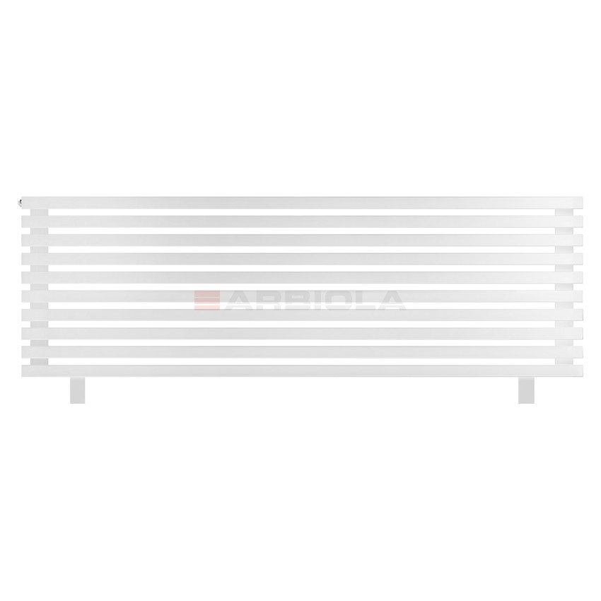 Arbiola Gorizont Ritmo HZ 2000-40-10 секций белый горизонтальный радиатор c боковым подключением (на ножках)