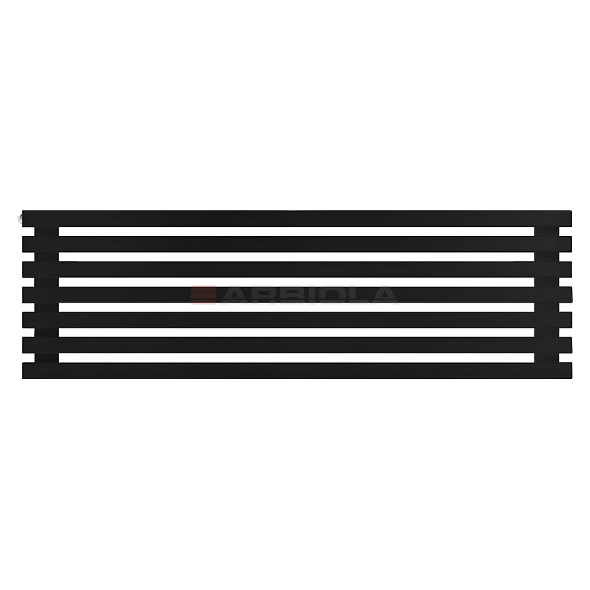 Arbiola Gorizont Ritmo H 1250-40-07 секций чёрный горизонтальный радиатор c боковым подключением Arbiola Gorizont Ritmo H 1250-40-07 секций чёрный горизонтальный радиатор c боковым подключением