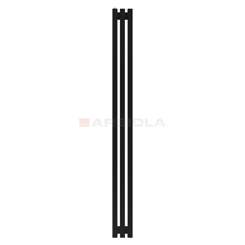 Arbiola Ritmo H 1800-40-03 секции черный вертикальный радиатор c боковым подключением Arbiola Ritmo H 1800-40-03 секции черный вертикальный радиатор c боковым подключением