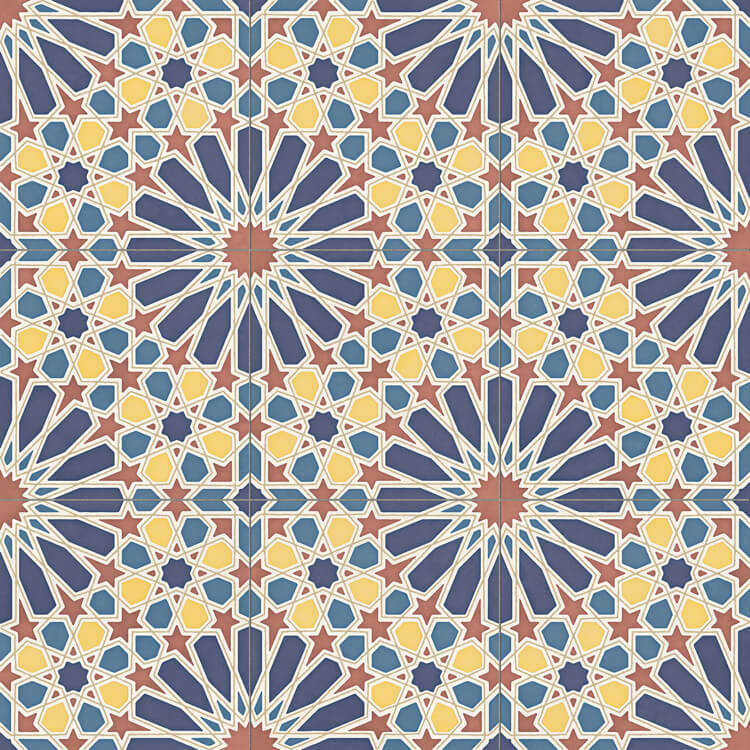 Aparici Alhambra Blue Natural 59,5x59,5 см Настенная плитка