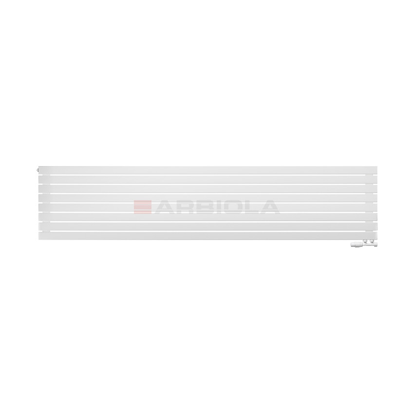 Arbiola Gorizont Liner V 2500-36-08 секции белый горизонтальный радиатор c нижним подключением Arbiola Gorizont Liner V 2500-36-08 секции белый горизонтальный радиатор c нижним подключением