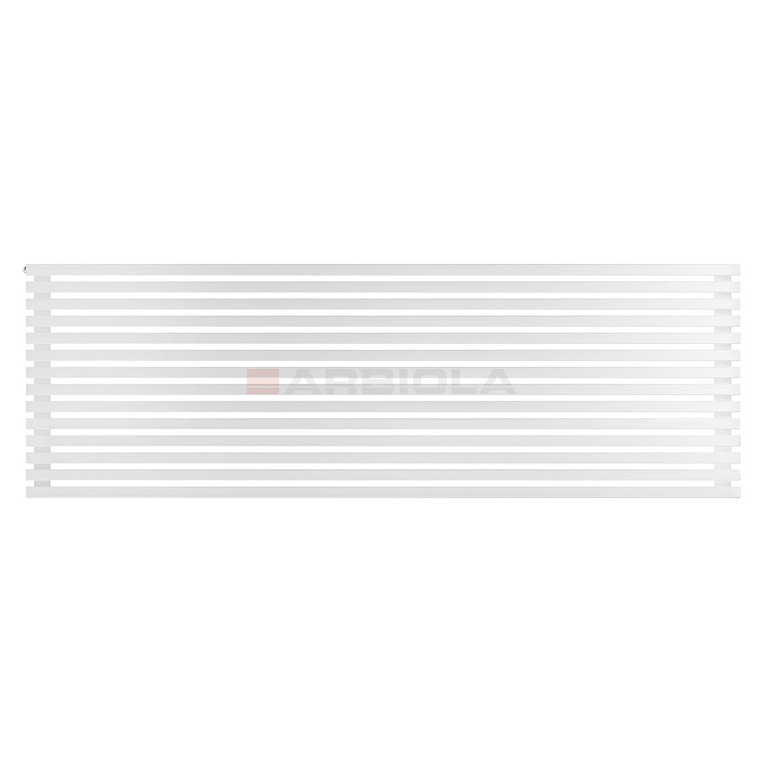 Arbiola Gorizont Ritmo H 2500-40-14 секций белый горизонтальный радиатор c боковым подключением Arbiola Gorizont Ritmo H 2500-40-14 секций белый горизонтальный радиатор c боковым подключением