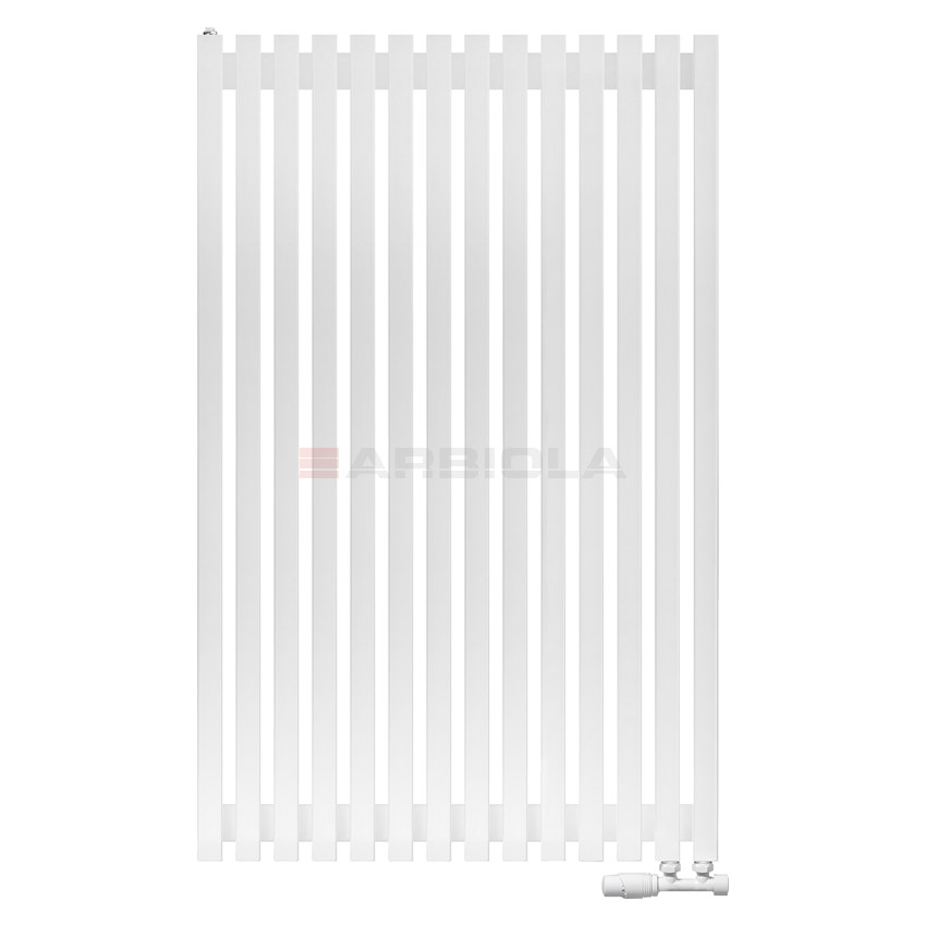 Arbiola Ritmo V 1200-40-14 секции белый вертикальный радиатор c нижним подключением Arbiola Ritmo V 1200-40-14 секции белый вертикальный радиатор c нижним подключением