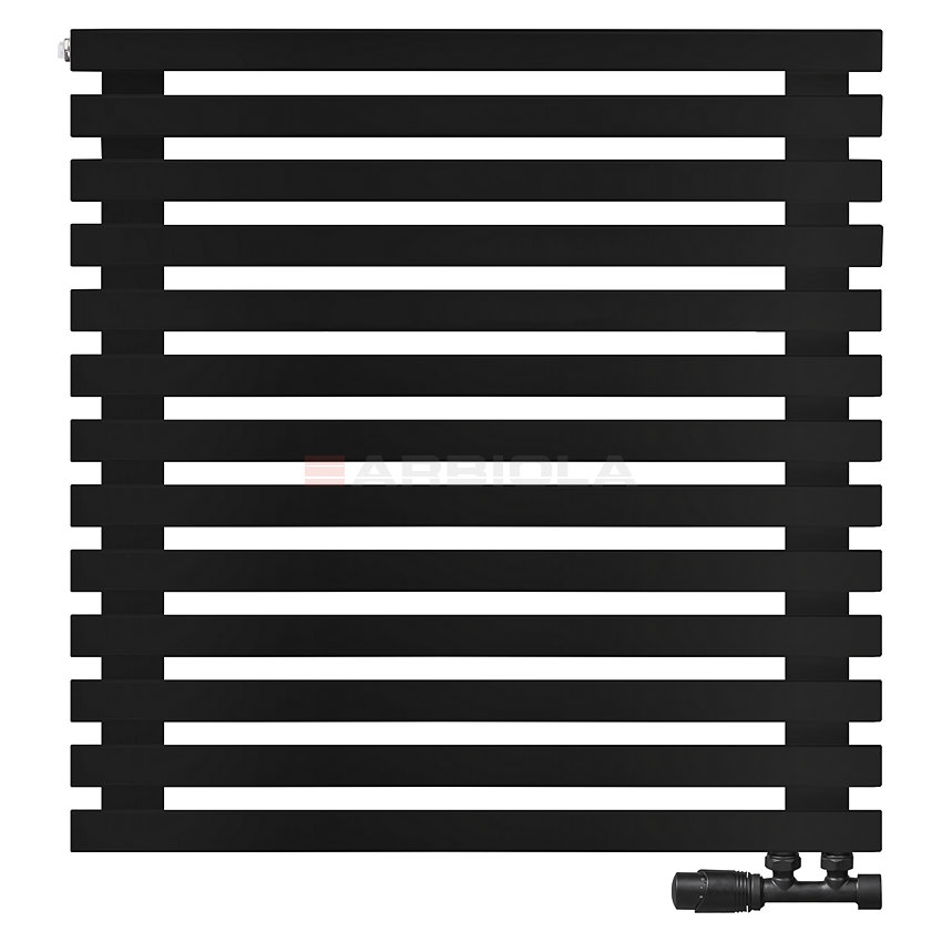 Arbiola Ritmo Gorizont V 1000-40-13 секций чёрный горизонтальный радиатор c нижним подключением