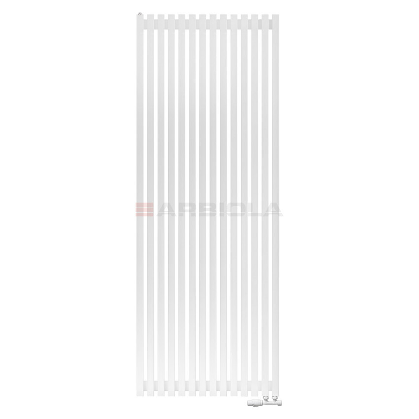 Arbiola Ritmo V 2200-40-14 секции белый вертикальный радиатор c нижним подключением Arbiola Ritmo V 2200-40-14 секции белый вертикальный радиатор c нижним подключением