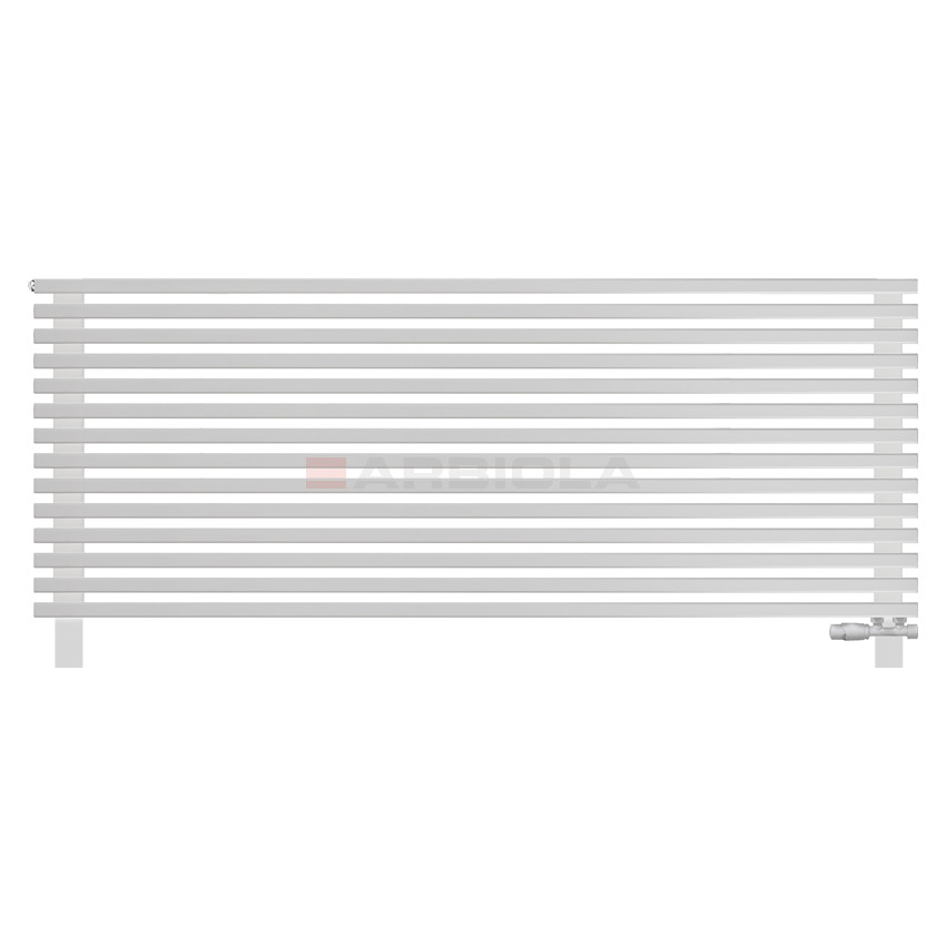 Arbiola Gorizont Compact VZ 1750-63-14 секции белый горизонтальный радиатор c нижним подключением с ножками Arbiola Gorizont Compact VZ 1750-63-14 секции белый горизонтальный радиатор c нижним подключением с ножками
