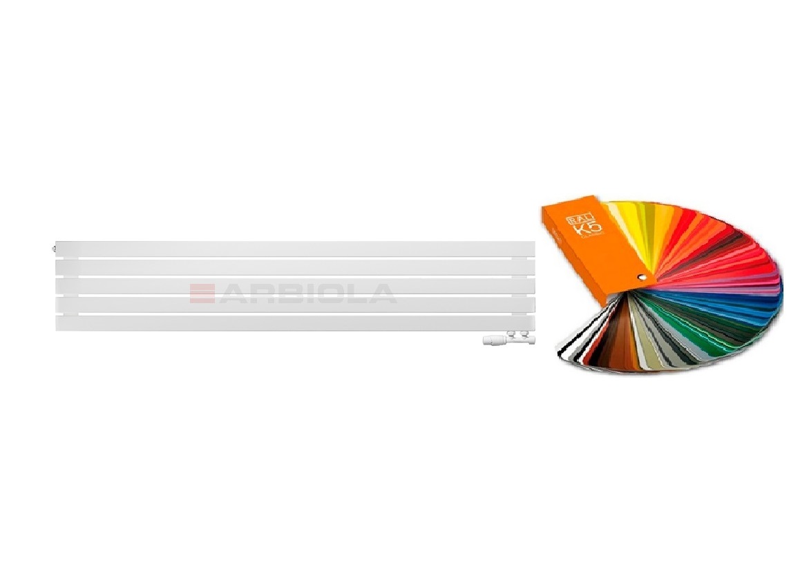 Arbiola Gorizont Liner V 1800-36-05 секции цветной горизонтальный радиатор c нижним подключением Arbiola Gorizont Liner V 1800-36-05 секции цветной горизонтальный радиатор c нижним подключением