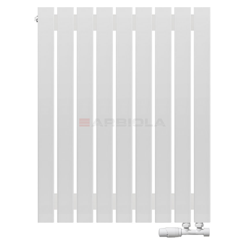 Arbiola Mono V 700-60-09 секции белый вертикальный радиатор c нижним подключением Arbiola Mono V 700-60-09 секции белый вертикальный радиатор c нижним подключением