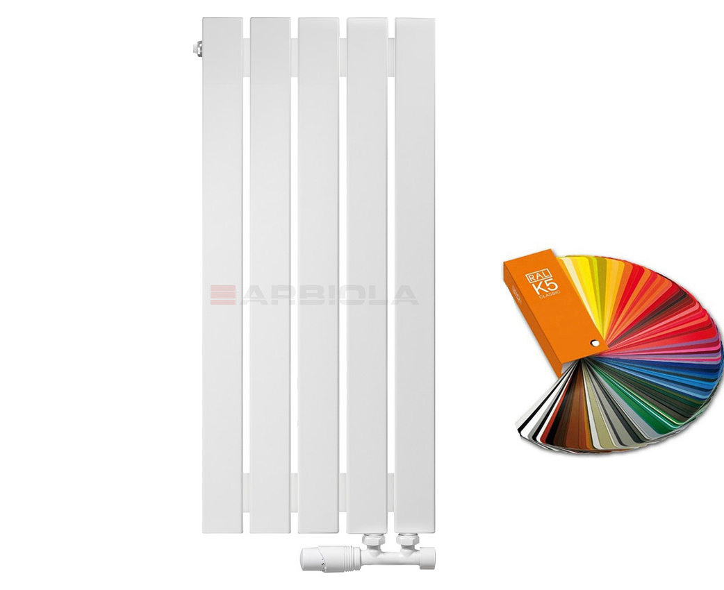 Arbiola Liner V 750-36-05 секции цветной вертикальный радиатор c нижним подключением Arbiola Liner V 750-36-05 секции цветной вертикальный радиатор c нижним подключением