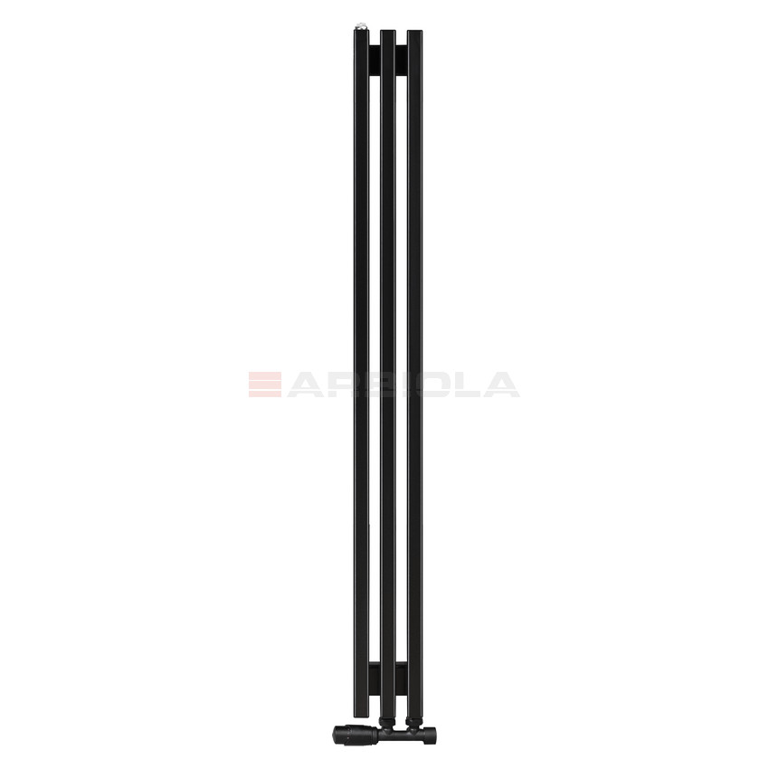 Arbiola Compact V 1250-63-03 секции черный вертикальный радиатор c нижним подключением
