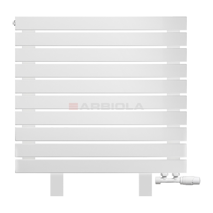 Arbiola Gorizont Liner VZ 1000-36-10 секции белый горизонтальный радиатор c нижним подключением с ножками