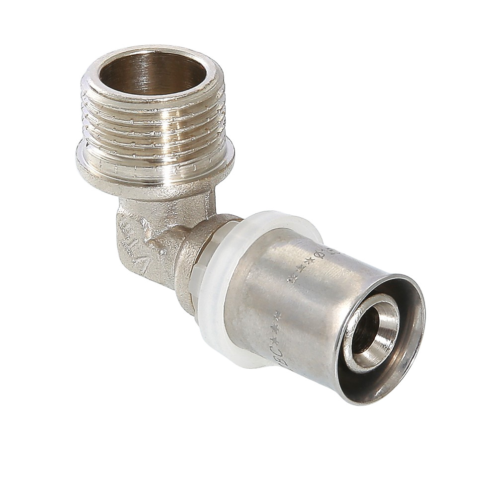 Valtec 16 мм х 3/4" Пресс-фитинг - угольник с переходом на наружную резьбу Valtec 16 мм х 3/4" Пресс-фитинг - угольник с переходом на наружную резьбу
