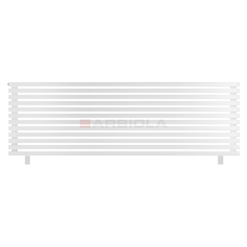 Arbiola Gorizont Ritmo HZ 2200-40-12 секций белый горизонтальный радиатор c боковым подключением (на ножках)
