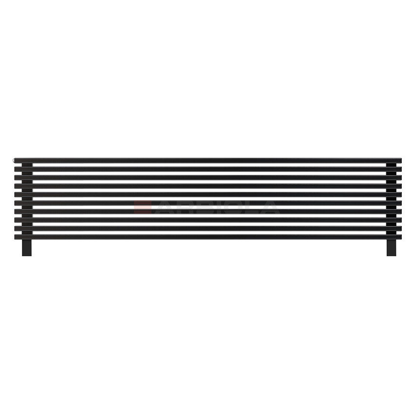Arbiola Gorizont Compact HZ 2500-63-10 секции черный горизонтальный радиатор c боковым подключением с ножками Arbiola Gorizont Compact HZ 2500-63-10 секции черный горизонтальный радиатор c боковым подключением с ножками
