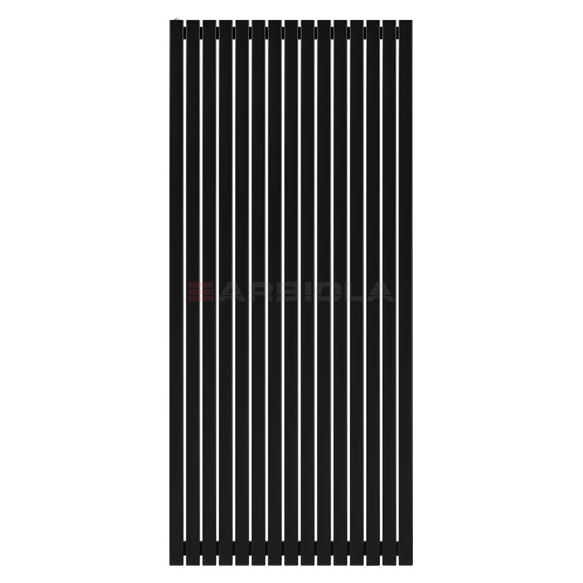 Arbiola Mono H 2000-60-15 секции черный вертикальный радиатор c боковым подключением Arbiola Mono H 2000-60-15 секции черный вертикальный радиатор c боковым подключением