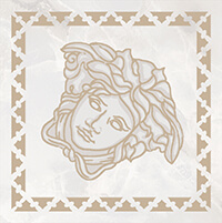 Versace Emote Tozzetto Onice Bianco 10x10 см Декор