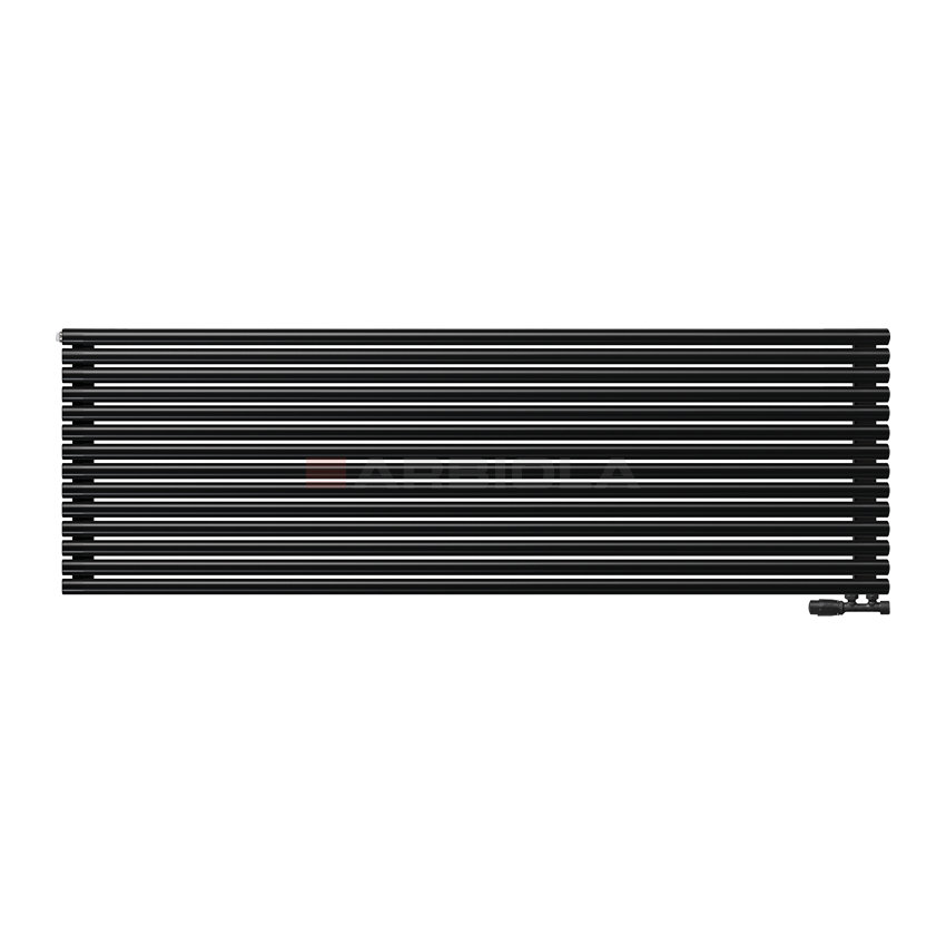 Arbiola Gorizont Iris V 2000-42-14 секции черный горизонтальный радиатор c нижним подключением Arbiola Gorizont Iris V 2000-42-14 секции черный горизонтальный радиатор c нижним подключением