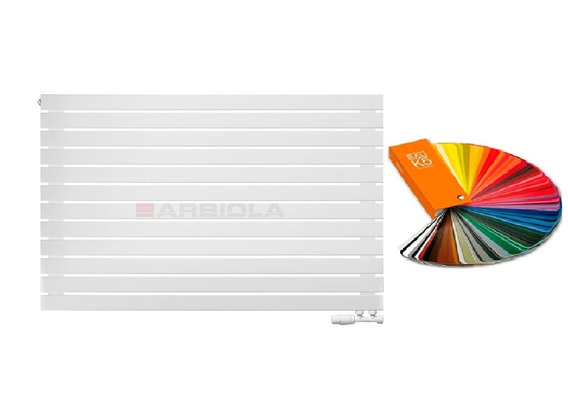 Arbiola Gorizont Liner V 1200-36-12 секции цветной горизонтальный радиатор c нижним подключением Arbiola Gorizont Liner V 1200-36-12 секции цветной горизонтальный радиатор c нижним подключением
