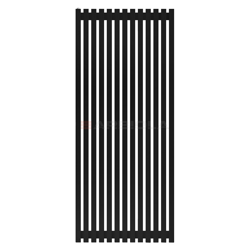  Arbiola Ritmo H 1750-40-13 секции черный вертикальный радиатор c боковым подключением
