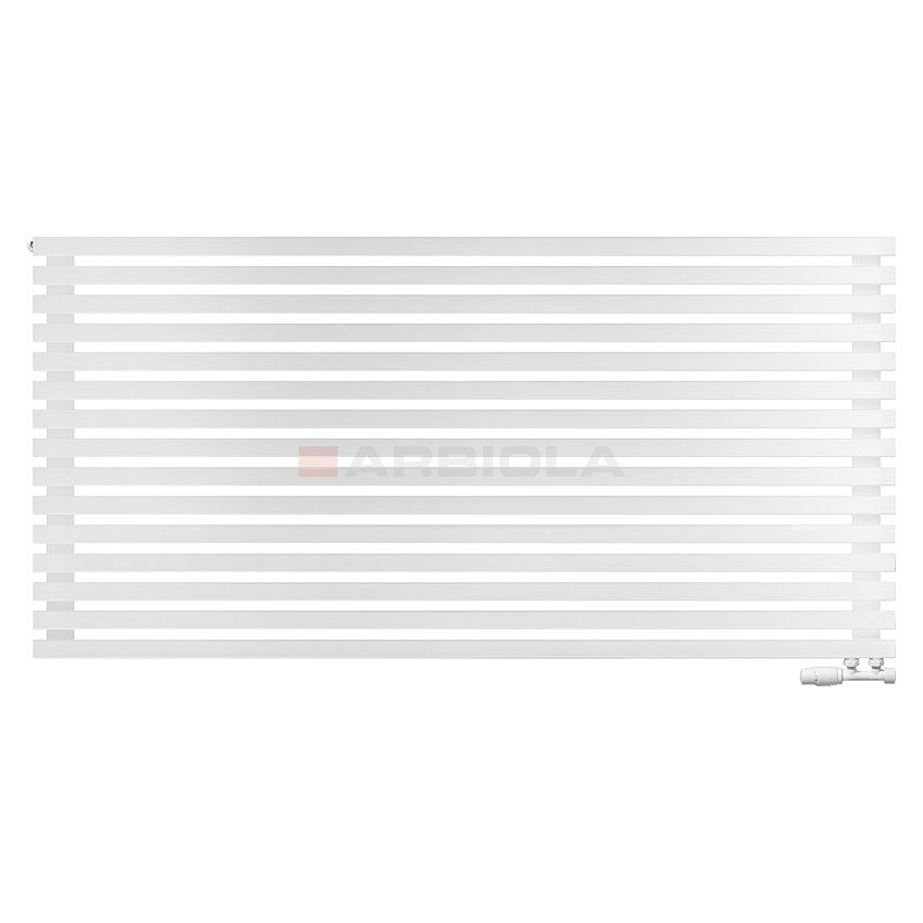 Arbiola Ritmo Gorizont V 2000-40-15 секций белый горизонтальный радиатор c нижним подключением