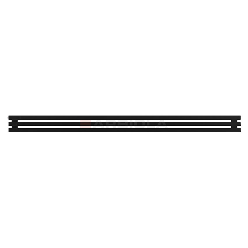 Arbiola Gorizont Ritmo H 2200-40-03 секции чёрный горизонтальный радиатор c боковым подключением