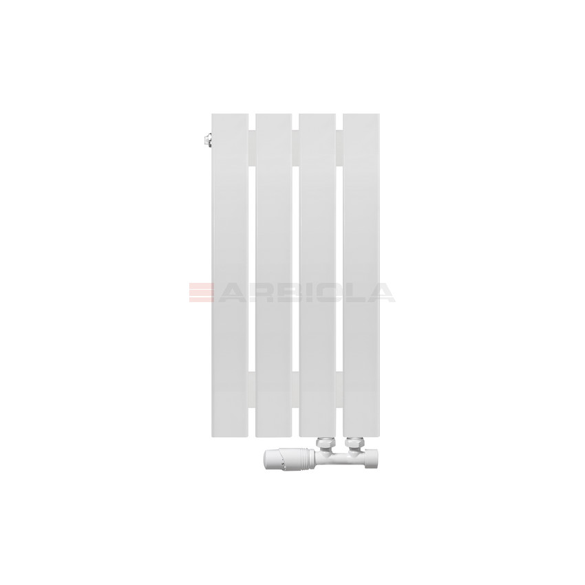 Arbiola Mono V 500-60-04 секции белый вертикальный радиатор c нижним подключением Arbiola Mono V 500-60-04 секции белый вертикальный радиатор c нижним подключением