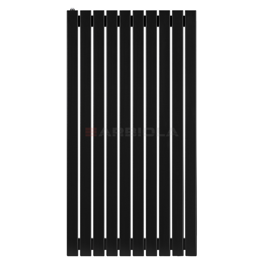 Arbiola Liner H 1200-36-10 секции черный вертикальный радиатор c боковым подключением Arbiola Liner H 1200-36-10 секции черный вертикальный радиатор c боковым подключением
